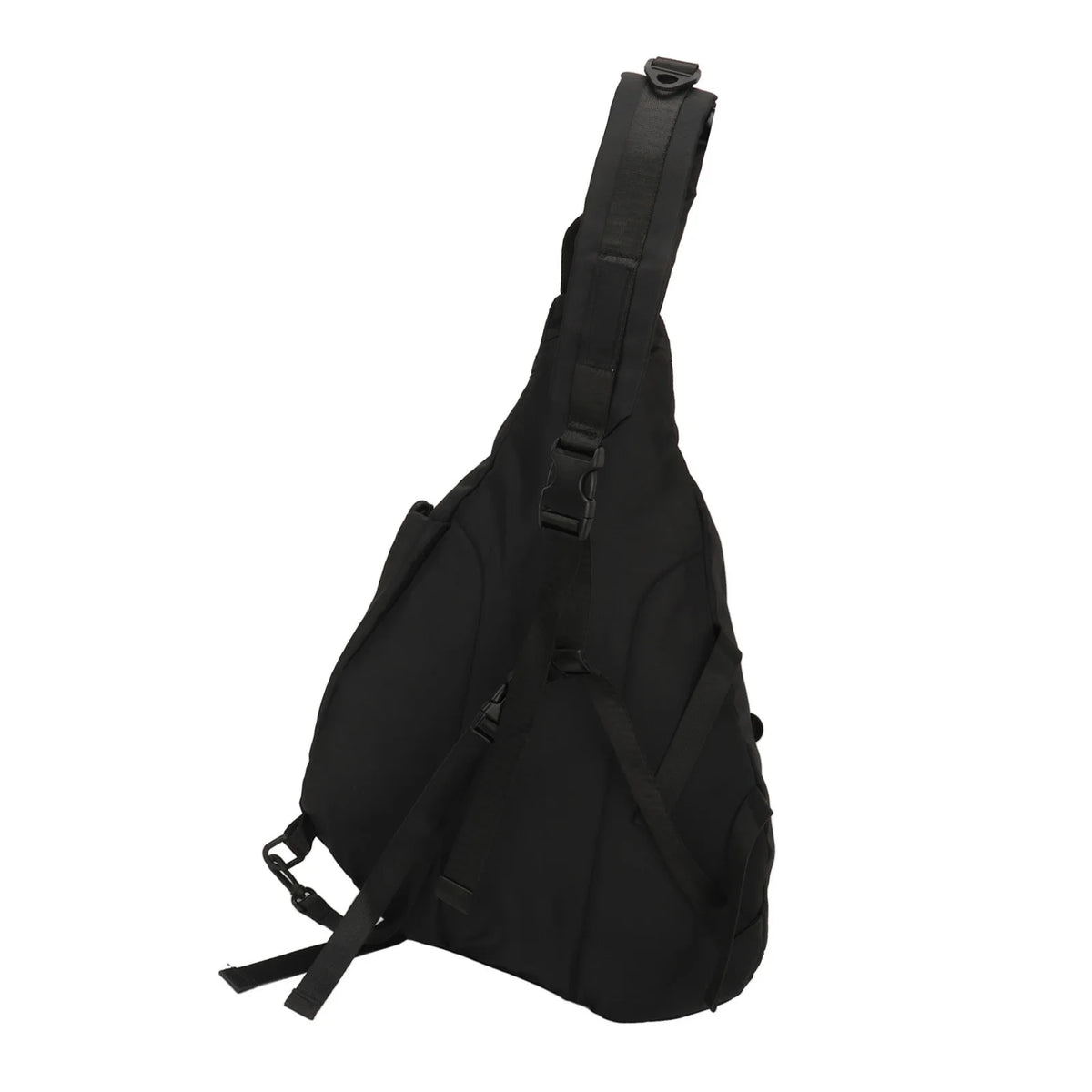 Large Black Sling Bag Waterproof Sling Backpack Oxford Fabric Outdoor Sports Chest Bag for Men Women Large Black Sling Backpack