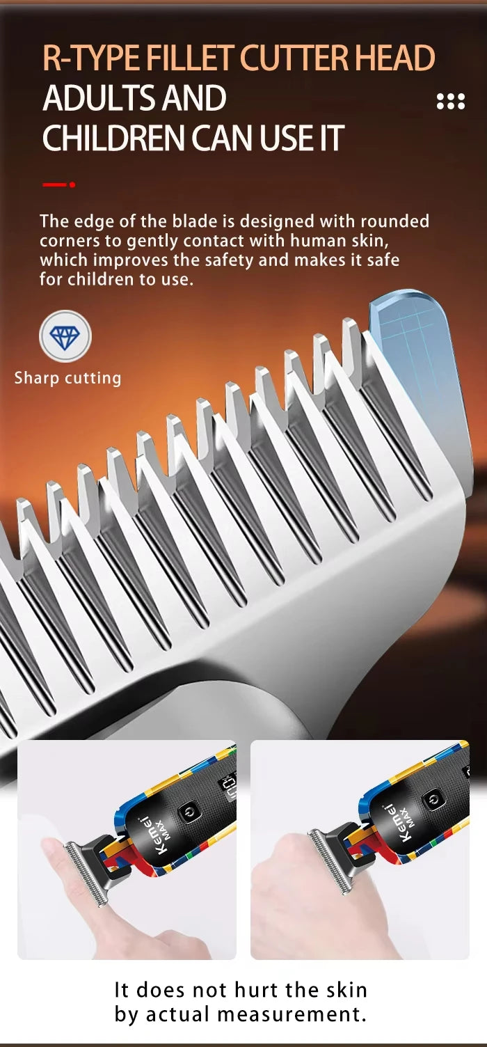 Kemei Graffiti Grooming Collection — Clippers, Trimmers & Shavers