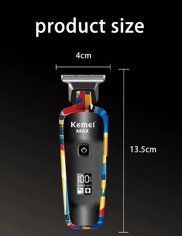 Kemei Graffiti Grooming Collection — Clippers, Trimmers & Shavers