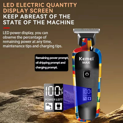 Kemei Graffiti Grooming Collection — Clippers, Trimmers & Shavers