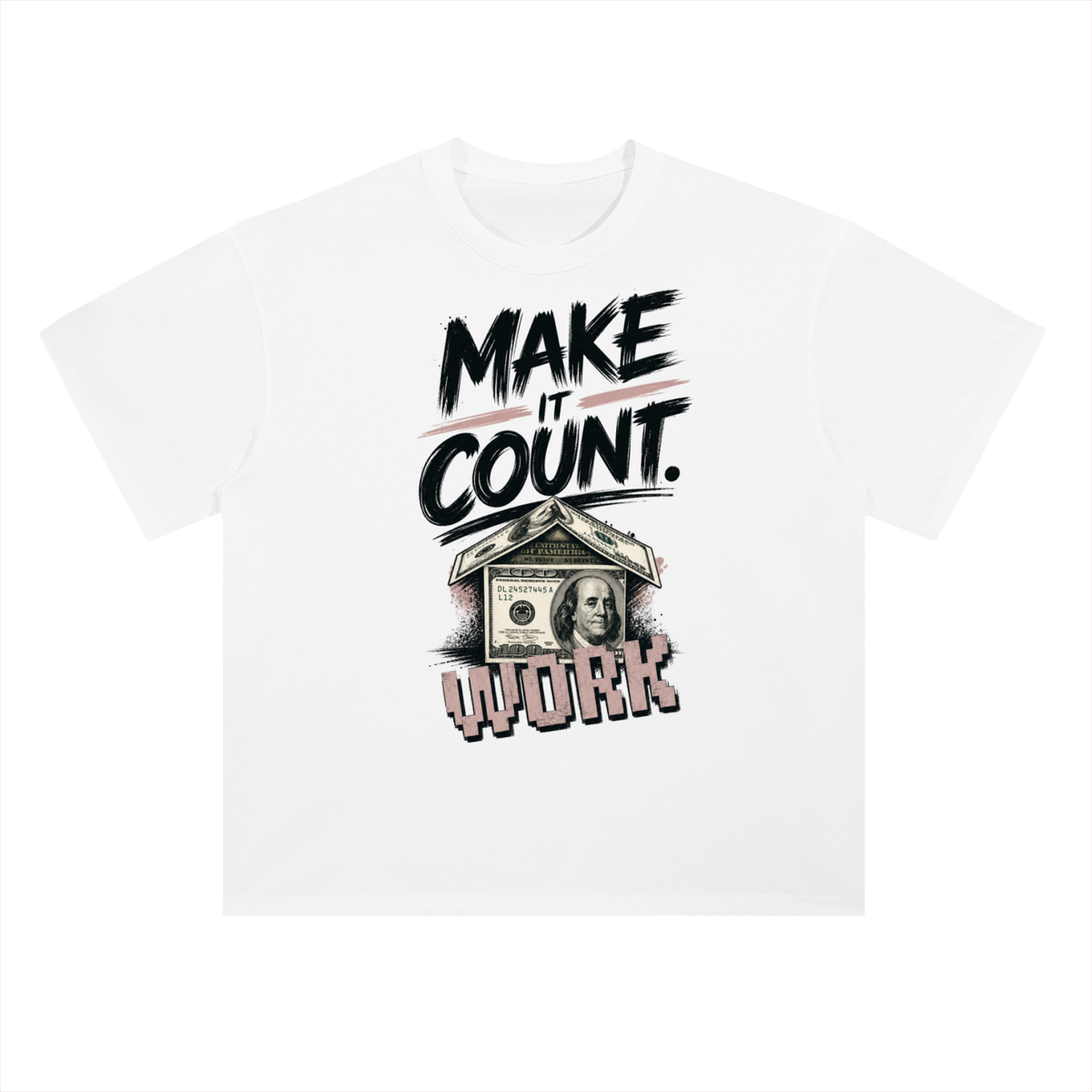 Make It Count Graphic Heavyweight Drop Shoulder Tee