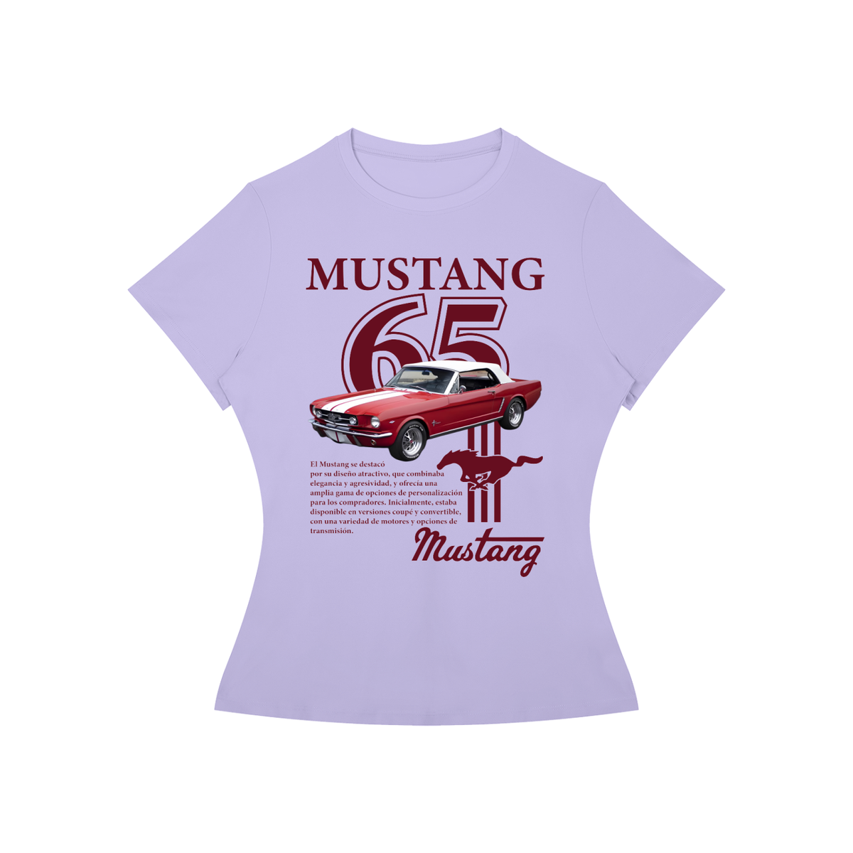 MUSTANG 65TH Red convertible T-Shirt