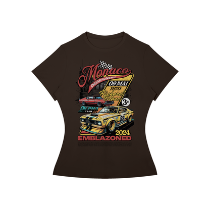 Monaco Muscle Car Championship Women’s Slim-Fit Tee