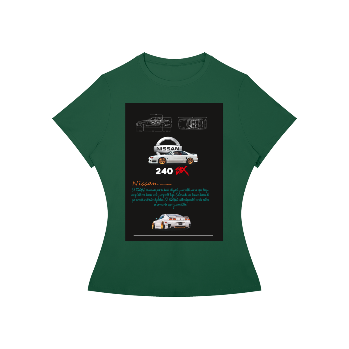Nissan 240SX Women’s Slim-Fit Graphic Tee