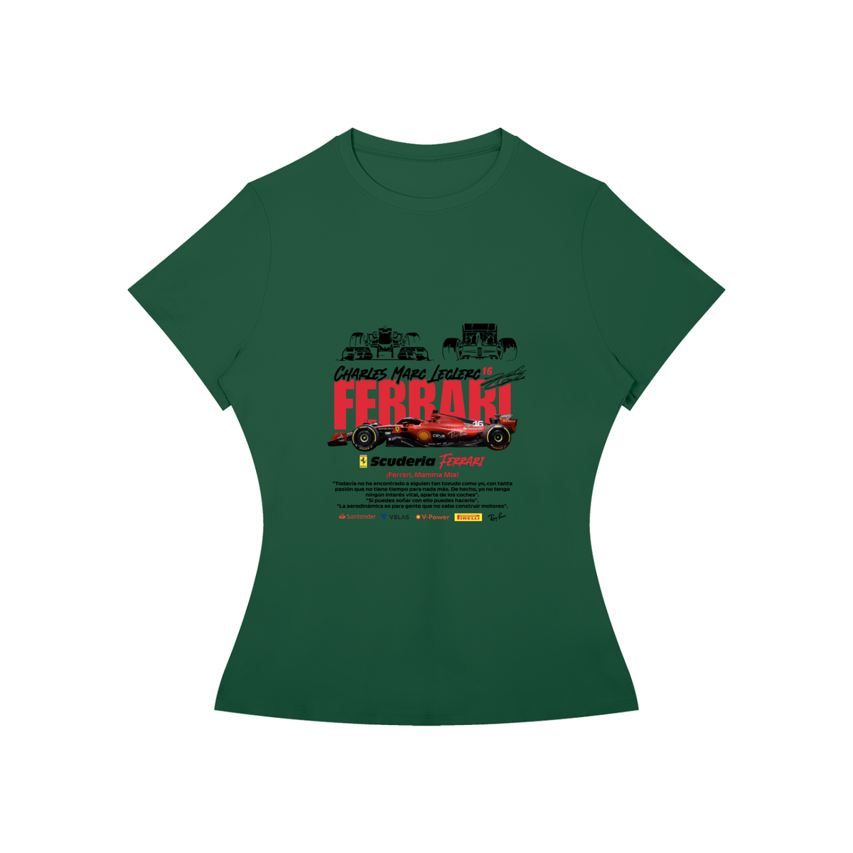 Ferrari Scuderia F1 Women’s Slim-Fit Graphic Tee