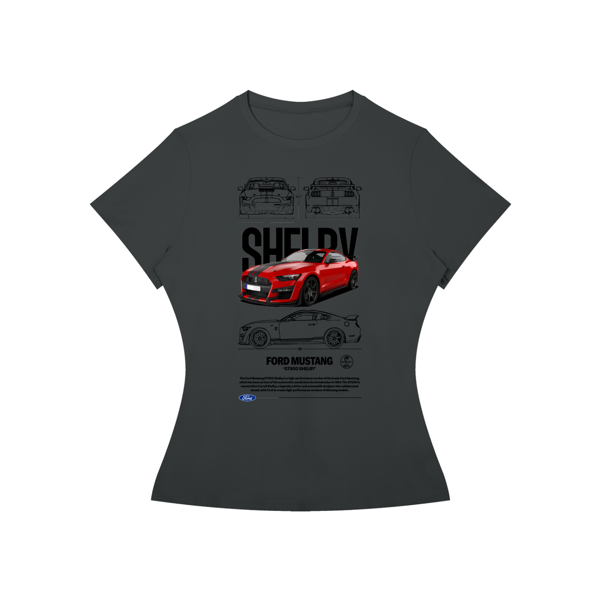 Ford Mustang Shelby GT Women’s Slim-Fit Tee