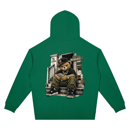 Milwaukee Bear Two-Sided Graphic Hoodie