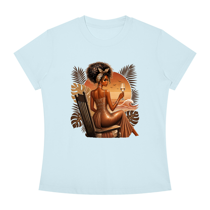 Sunset Toast Women’s Slim-Fit Graphic Tee