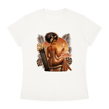 Sunset Toast Women’s Slim-Fit Graphic Tee