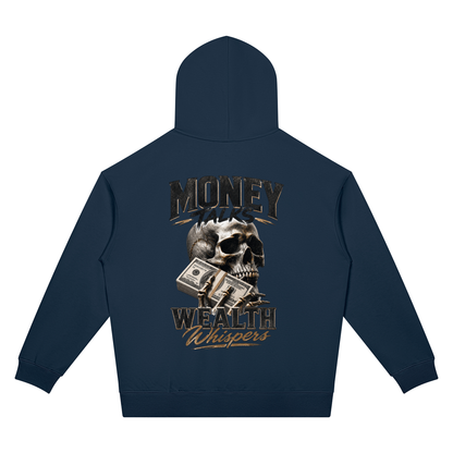 Money Talks, Wealth Whispers Two-Sided Graphic Hoodie