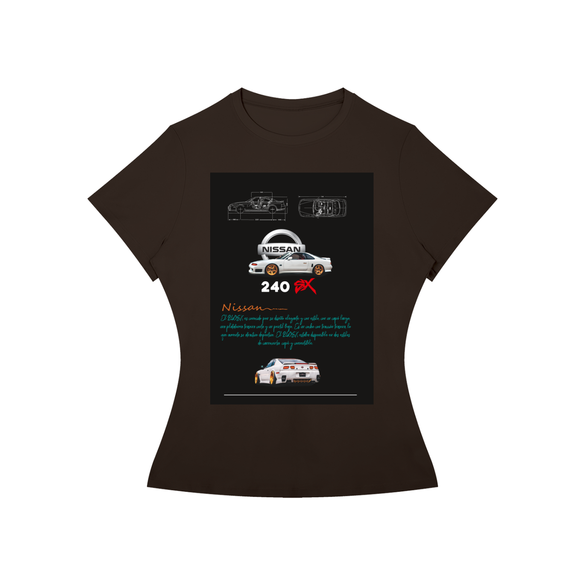 Nissan 240SX Women’s Slim-Fit Graphic Tee