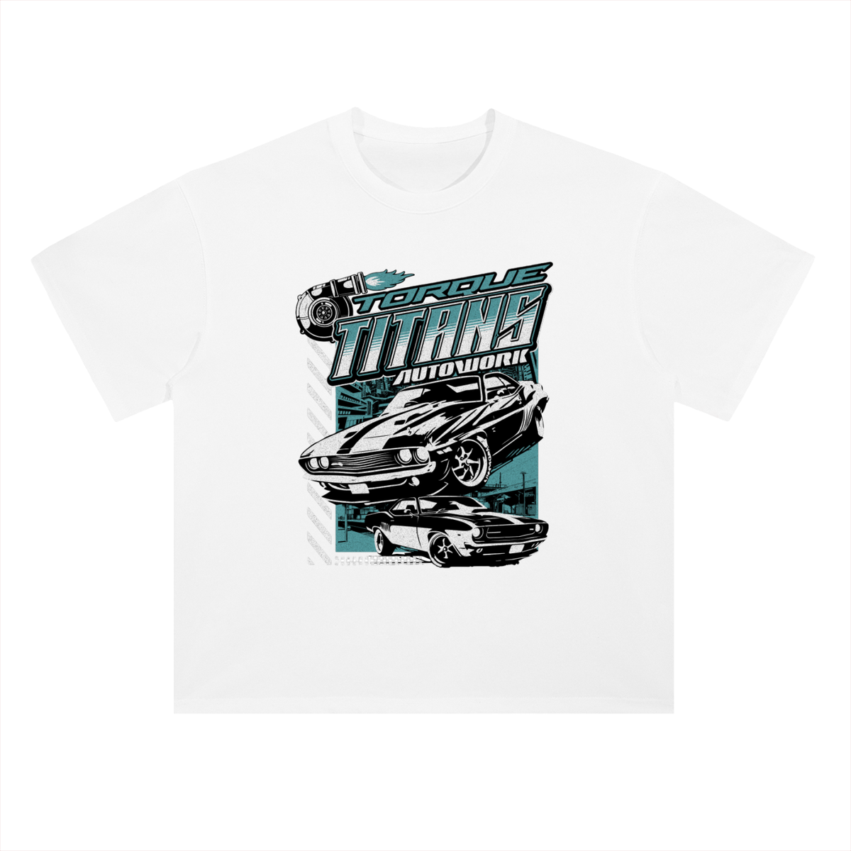 Torque Titans Cotton Graphic Tee