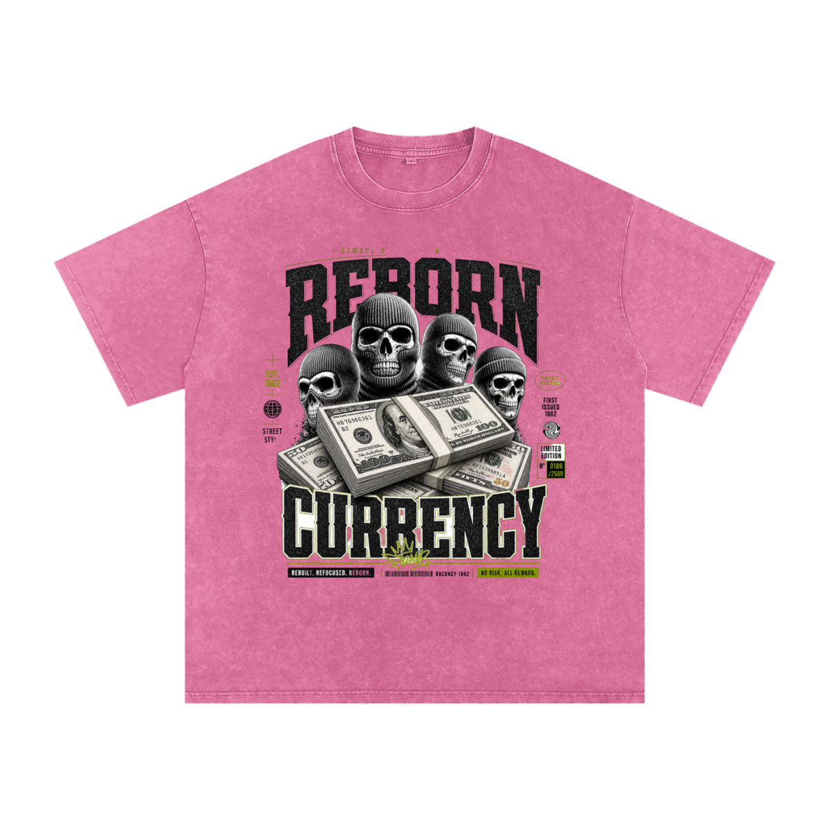Reborn Currency Snow-Washed Cotton Graphic Tee