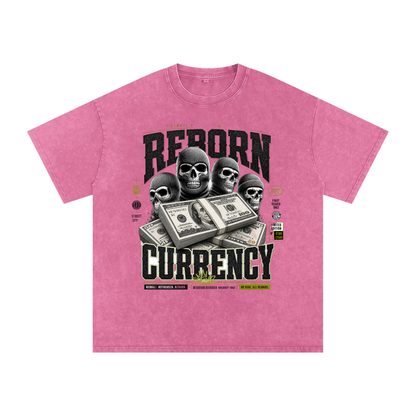 Reborn Currency Snow-Washed Cotton Graphic Tee