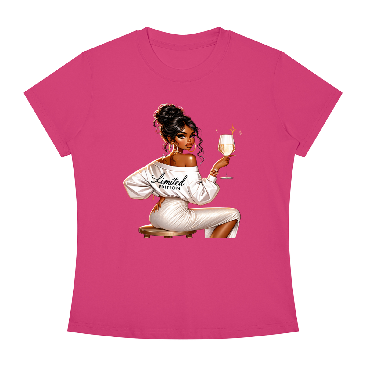 Limited Edition Champagne Woman Women’s Slim-Fit Tee