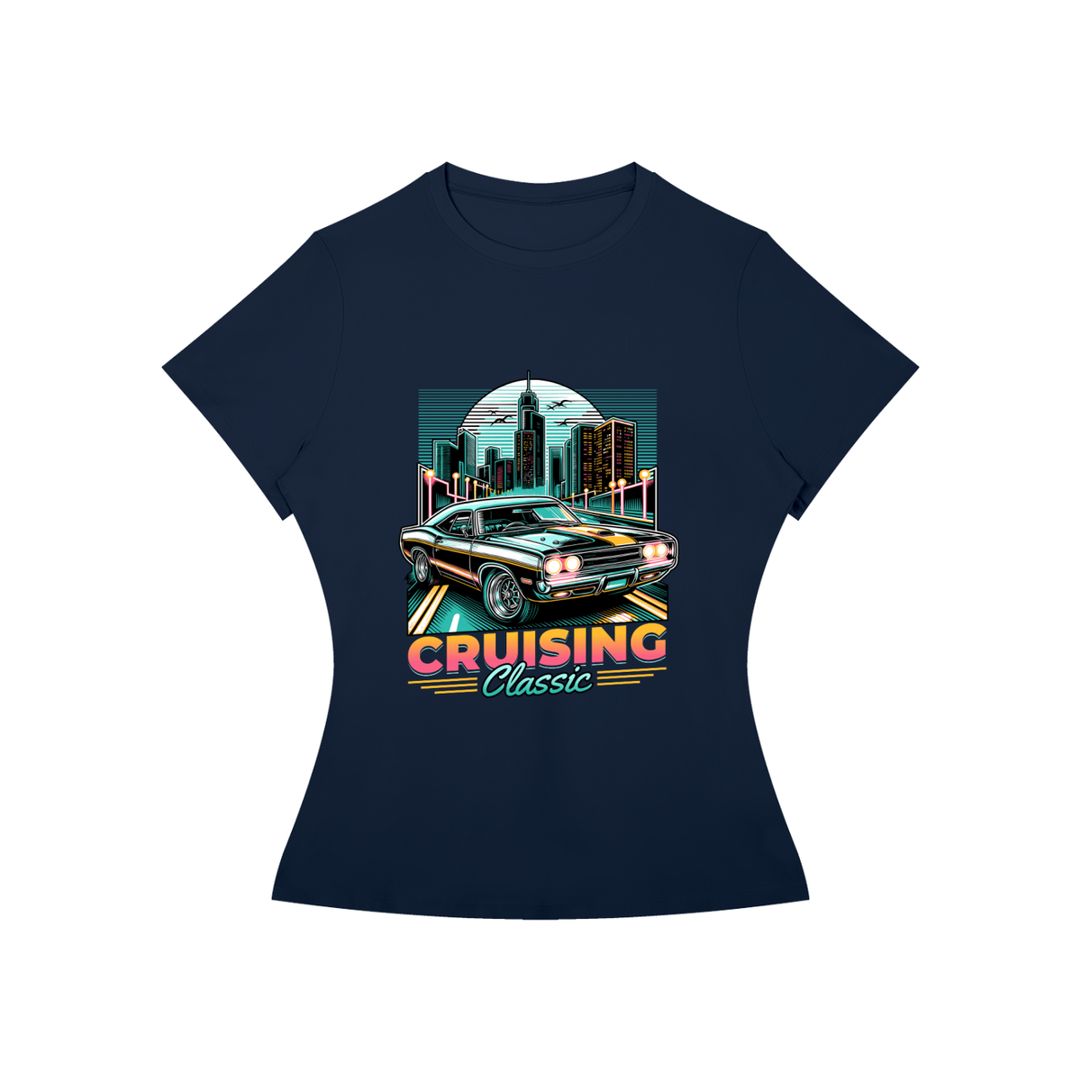 Cruising Classic Women’s Slim-Fit Graphic Tee