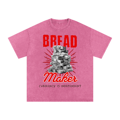 Bread Maker Snow-Washed Cotton Graphic Tee