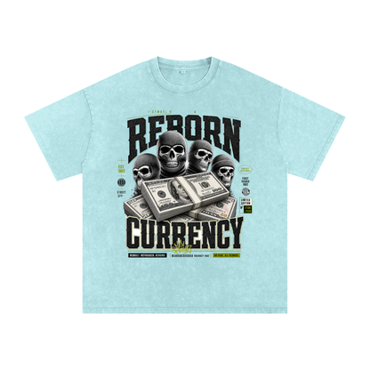 Reborn Currency Snow-Washed Cotton Graphic Tee