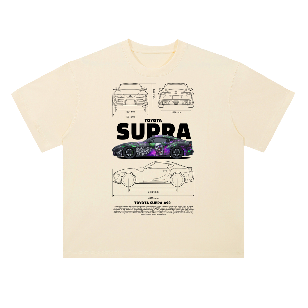 Toyota Supra A90 Cotton Graphic Tee
