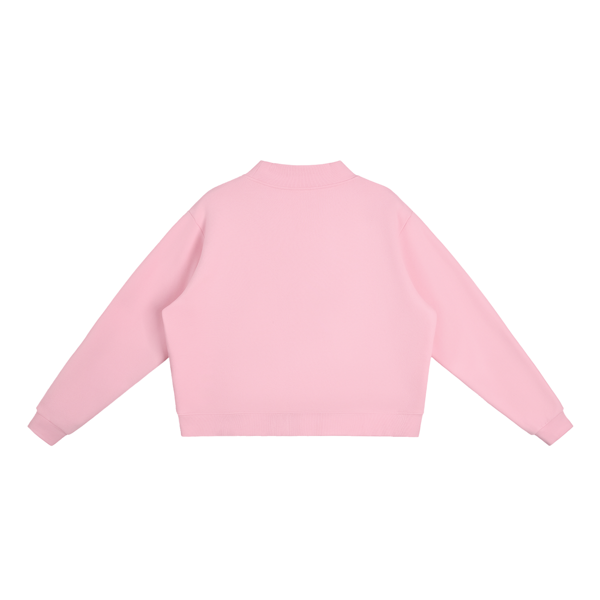 Unapologetic Lips Oversized Mock-Neck Sweatshirt