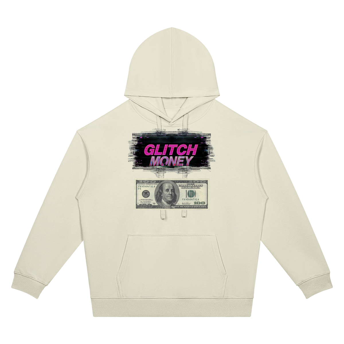 Hustle and Grow Two-sided Graphic Drop Shoulder Hoodie