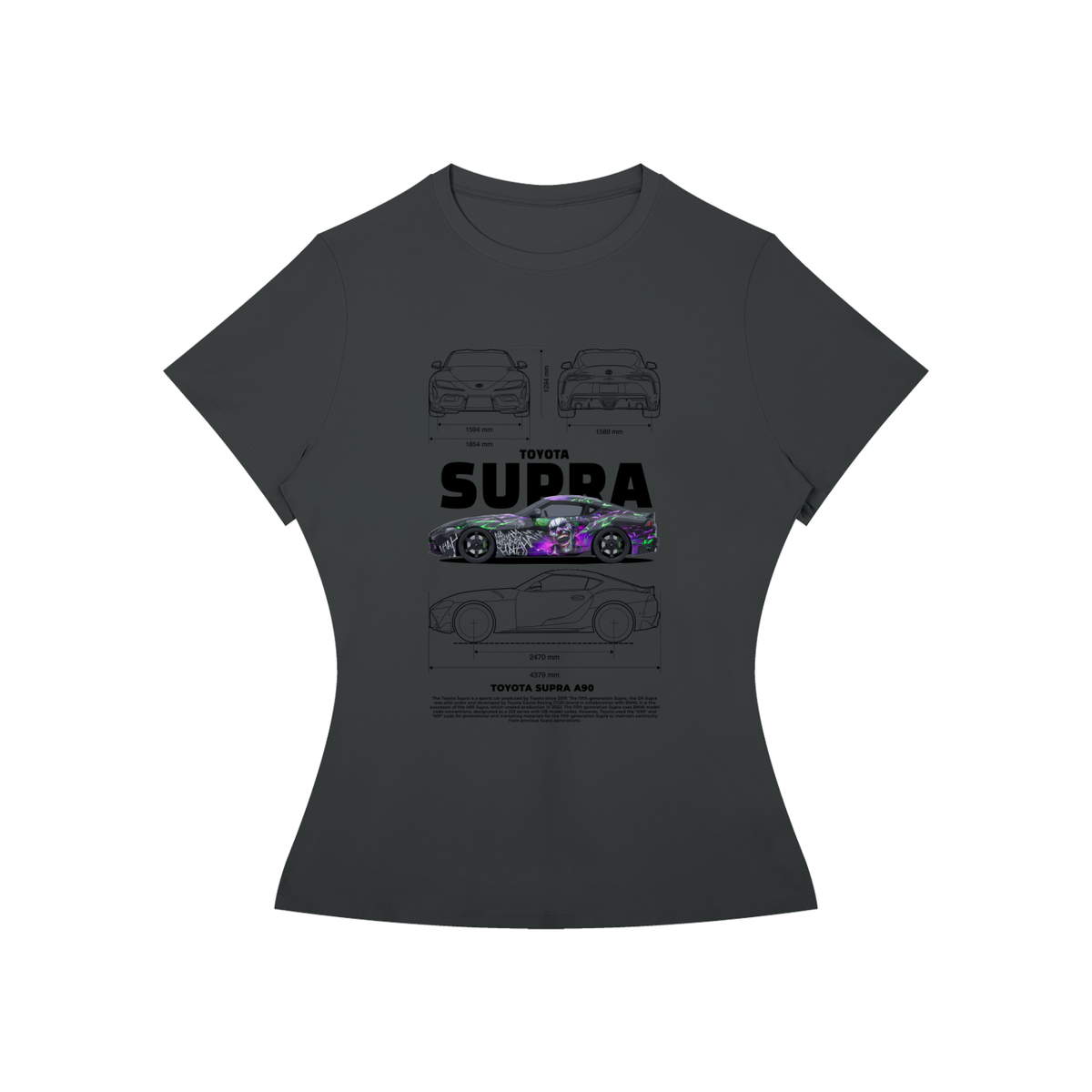 Toyota Supra A90 Women’s Slim-Fit Graphic Tee