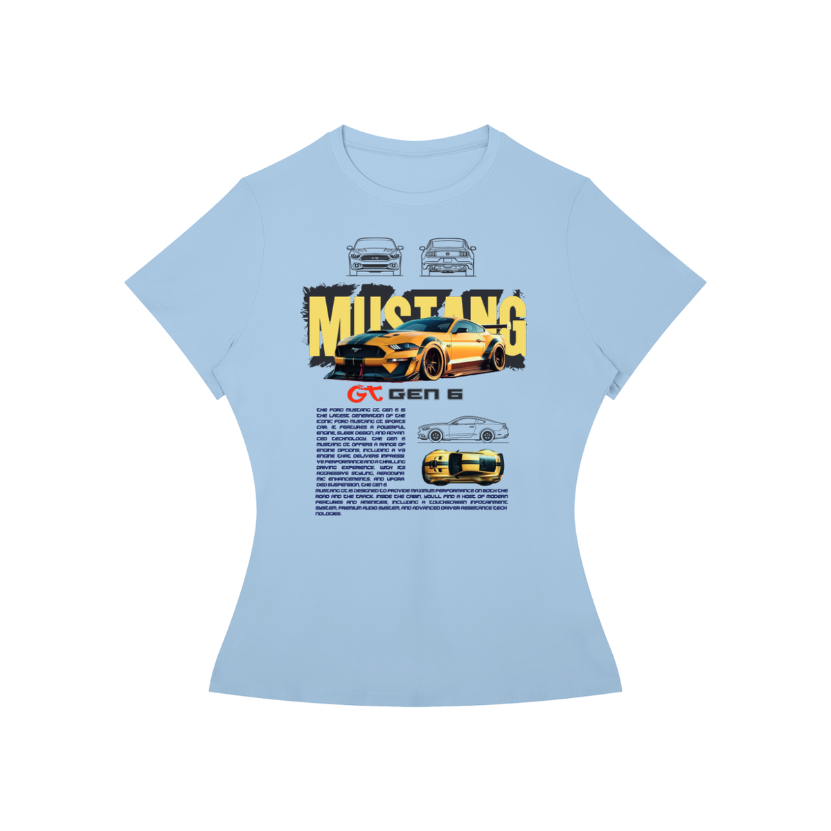 Ford Mustang GT Gen 5 Women’s Slim-Fit Tee