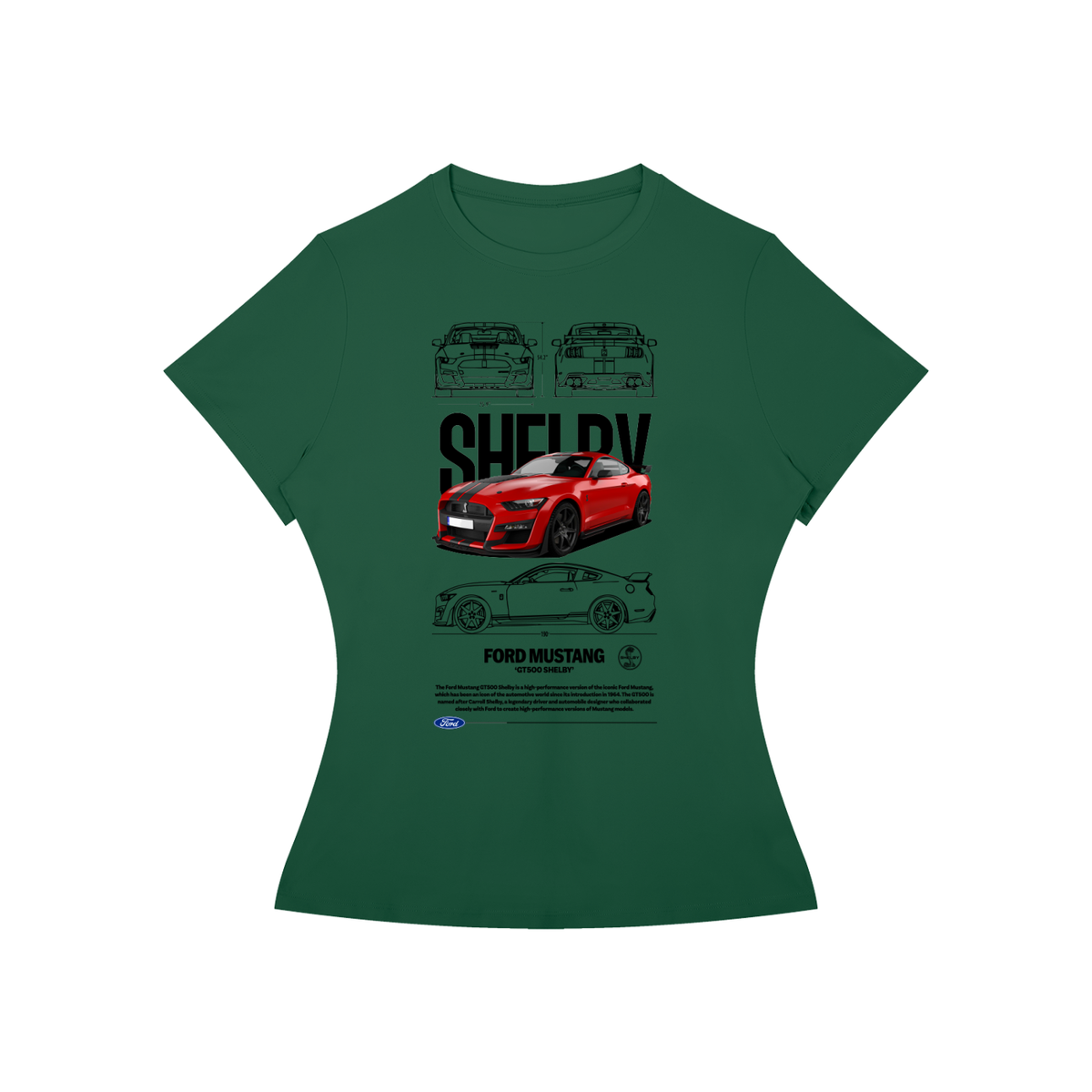 Ford Mustang Shelby GT Women’s Slim-Fit Tee