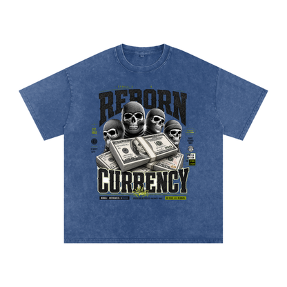 Reborn Currency Snow-Washed Cotton Graphic Tee
