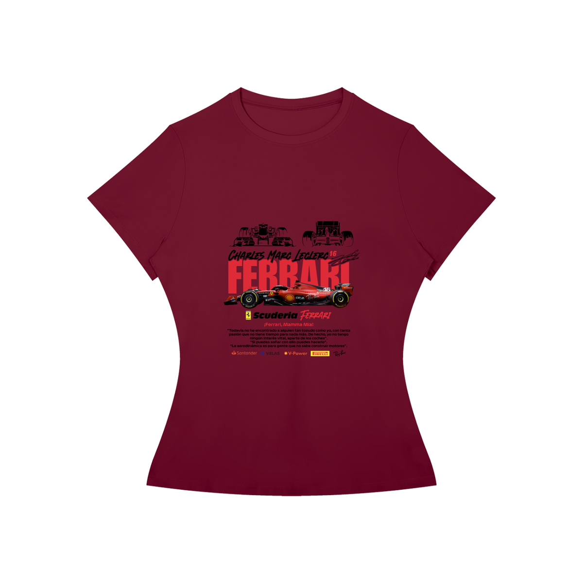 Ferrari Scuderia F1 Women’s Slim-Fit Graphic Tee