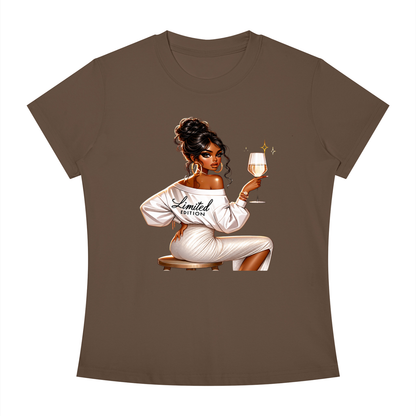 Limited Edition Champagne Woman Women’s Slim-Fit Tee