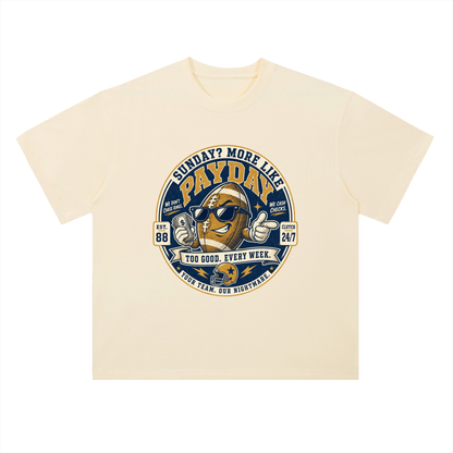 Payday Football Graphic Drop Shoulder Tee