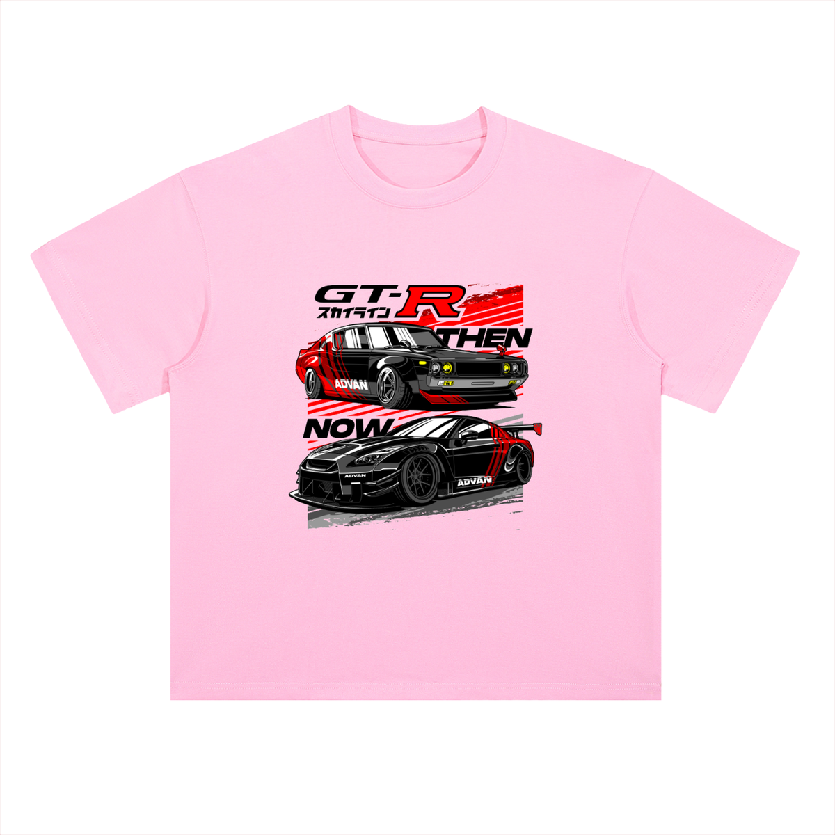 GTR THEN & NOW Cotton T-Shirt