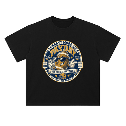 Payday Football Graphic Drop Shoulder Tee