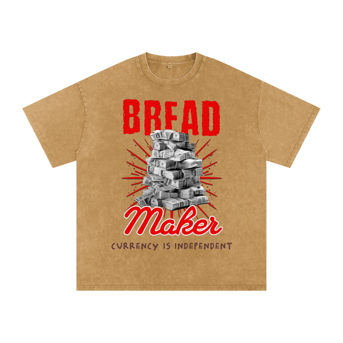 Bread Maker Snow-Washed Cotton Graphic Tee