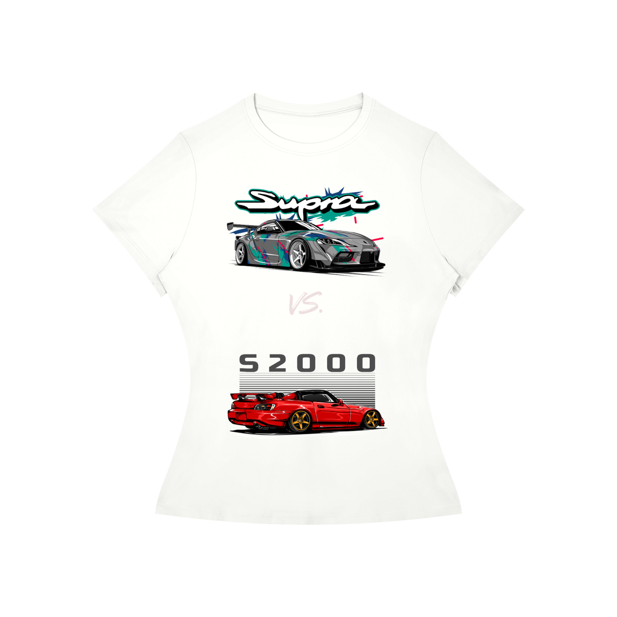 Supra vs S2000 Women’s Slim-Fit Graphic Tee