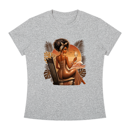 Sunset Toast Women’s Slim-Fit Graphic Tee