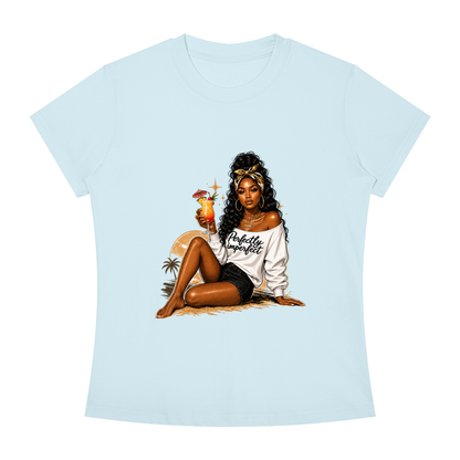 Perfectly Imperfect Women’s Slim-Fit Graphic Tee