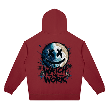 Watch Me Work Two-Sided Graphic Hoodie