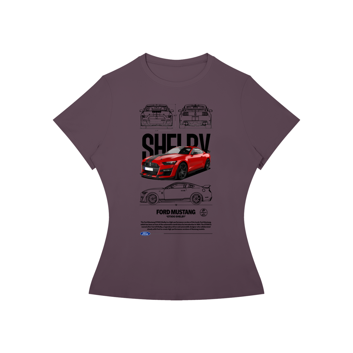 Ford Mustang Shelby GT Women’s Slim-Fit Tee