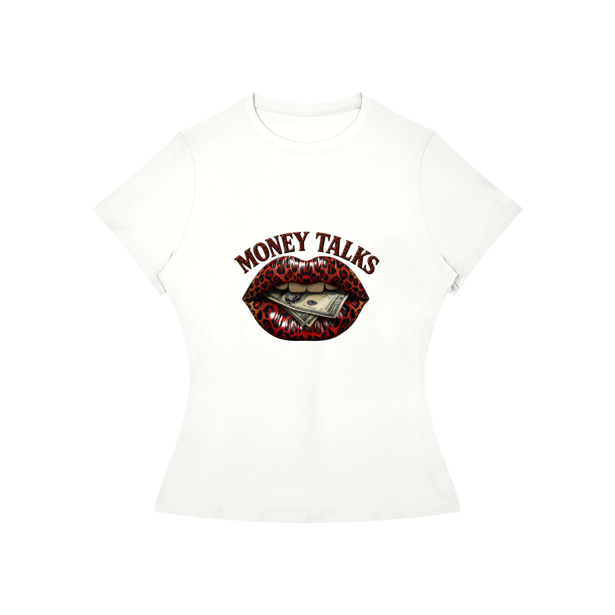 Money Talks Lips Women’s Statement Graphic Tee