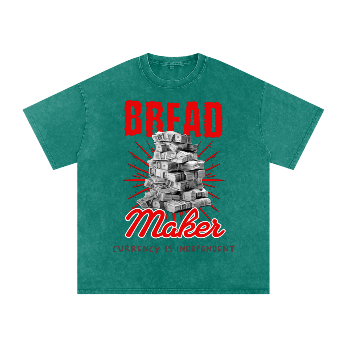 Bread Maker Snow-Washed Cotton Graphic Tee