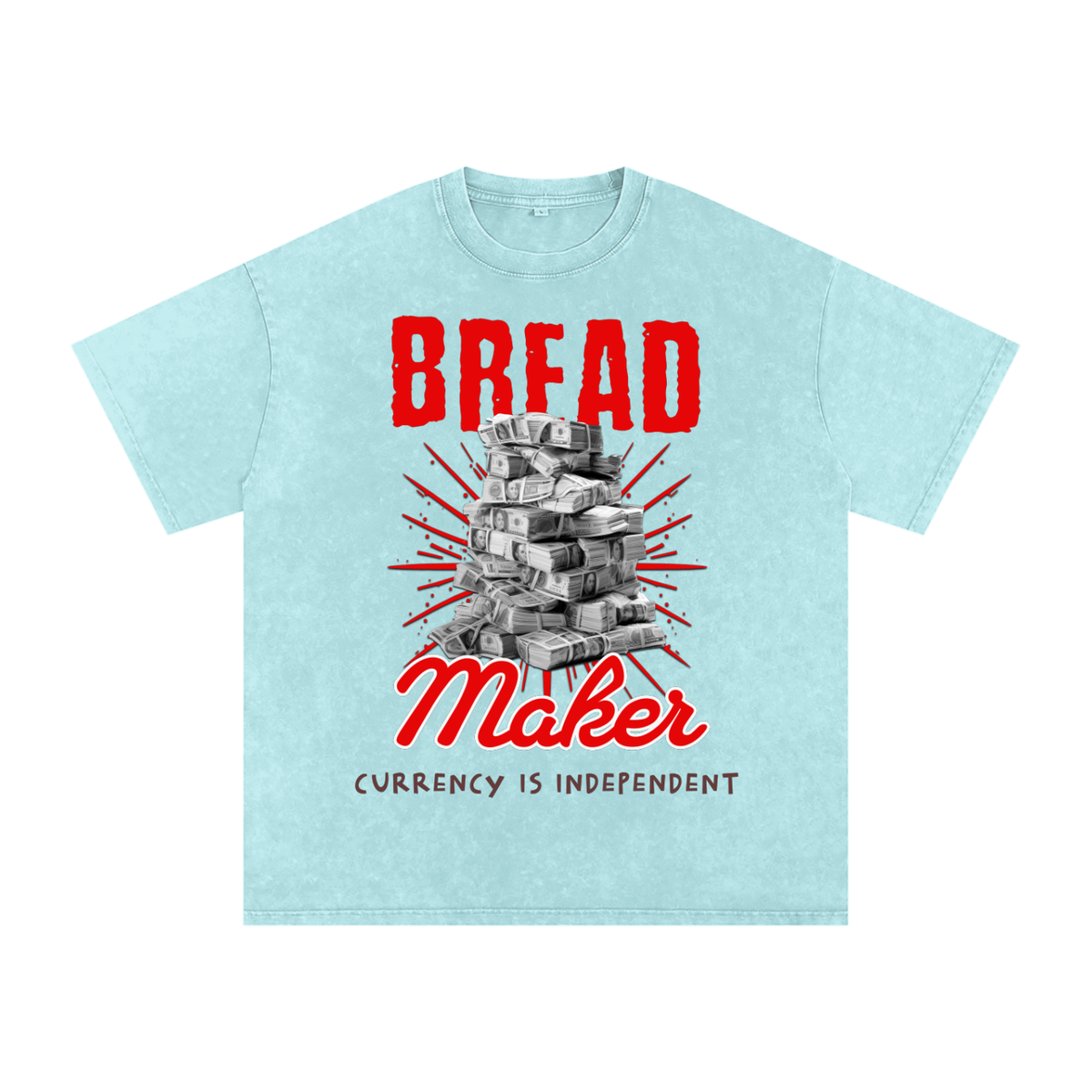 Bread Maker Snow-Washed Cotton Graphic Tee