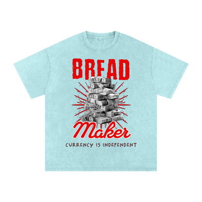Bread Maker Snow-Washed Cotton Graphic Tee