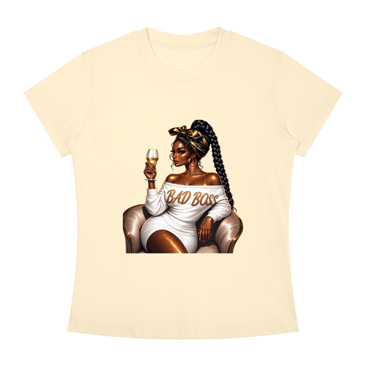 Bad Boss Women’s Slim-Fit Graphic Tee