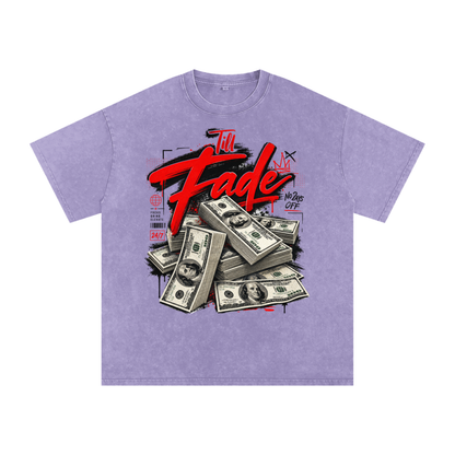 Til Fade Snow-Washed Cotton Graphic Tee