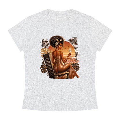 Sunset Toast Women’s Slim-Fit Graphic Tee