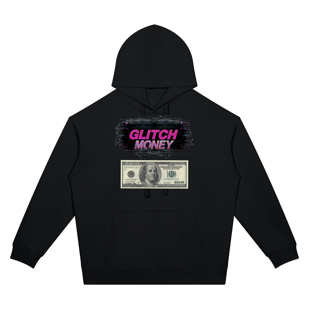 Hustle and Grow Two-sided Graphic Drop Shoulder Hoodie