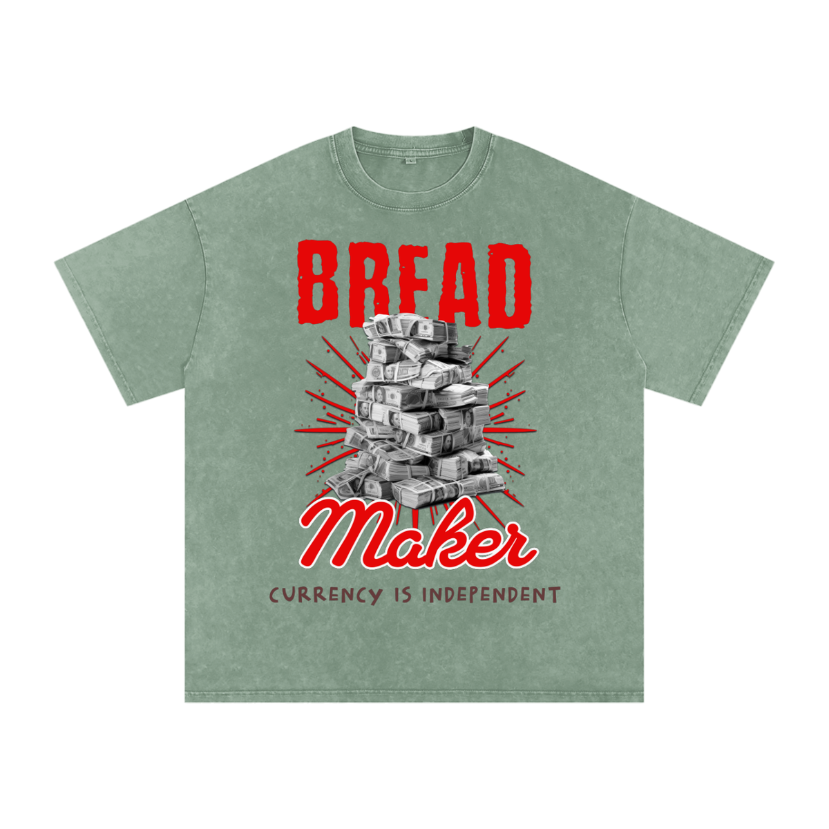 Bread Maker Snow-Washed Cotton Graphic Tee