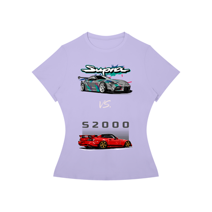 Supra vs S2000 Women’s Slim-Fit Graphic Tee